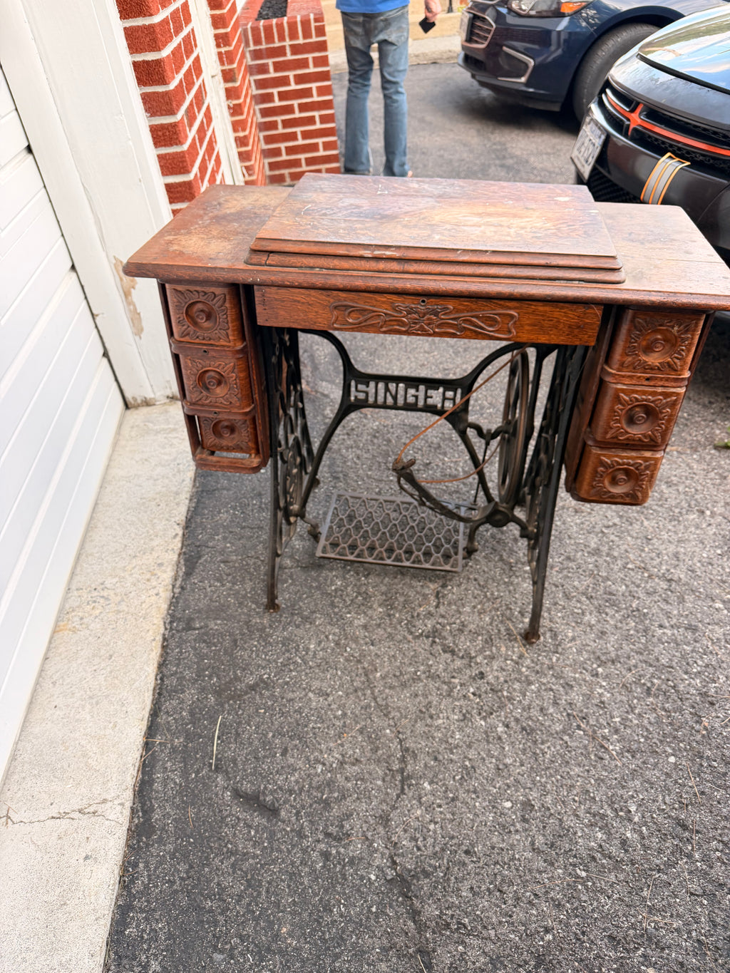 Antique sewing machine
