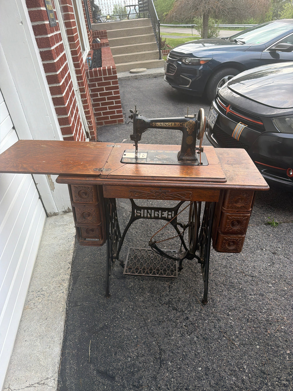 Antique sewing machine